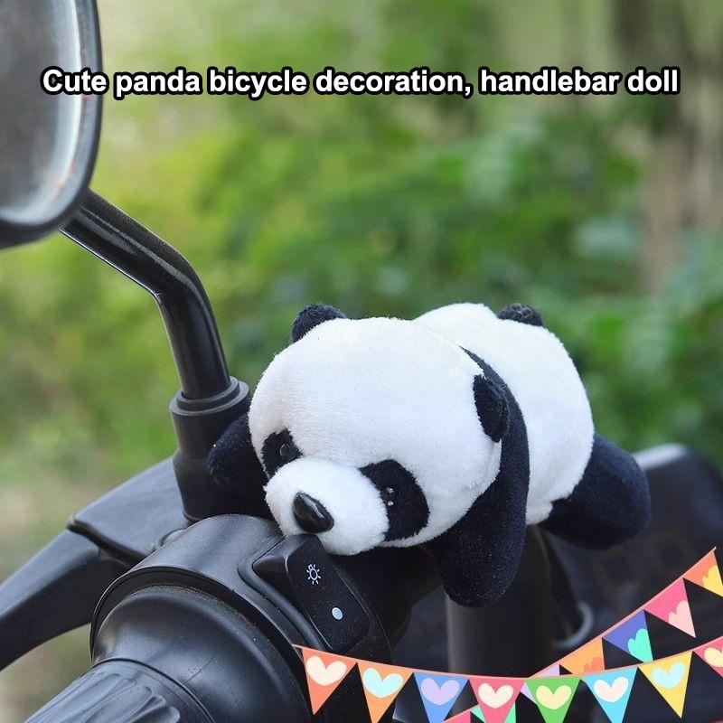 Mountain Biking Cartoon - Panda Karikatür Kolye Bisiklet Dekorasyonu Yol