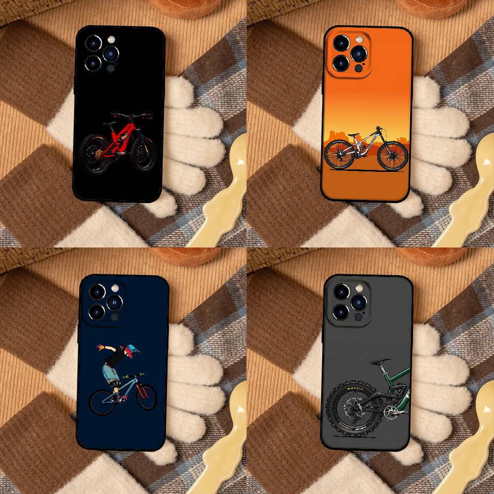 Mountain Biking Cartoon - MTB Dağ Bisikleti Telefon Kılıfı iPhone