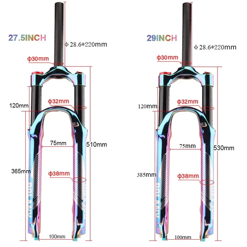 Gökkuşağı 27.5/29er Süspansiyo - Mtb Fork Air incelemesi ve fiyatı