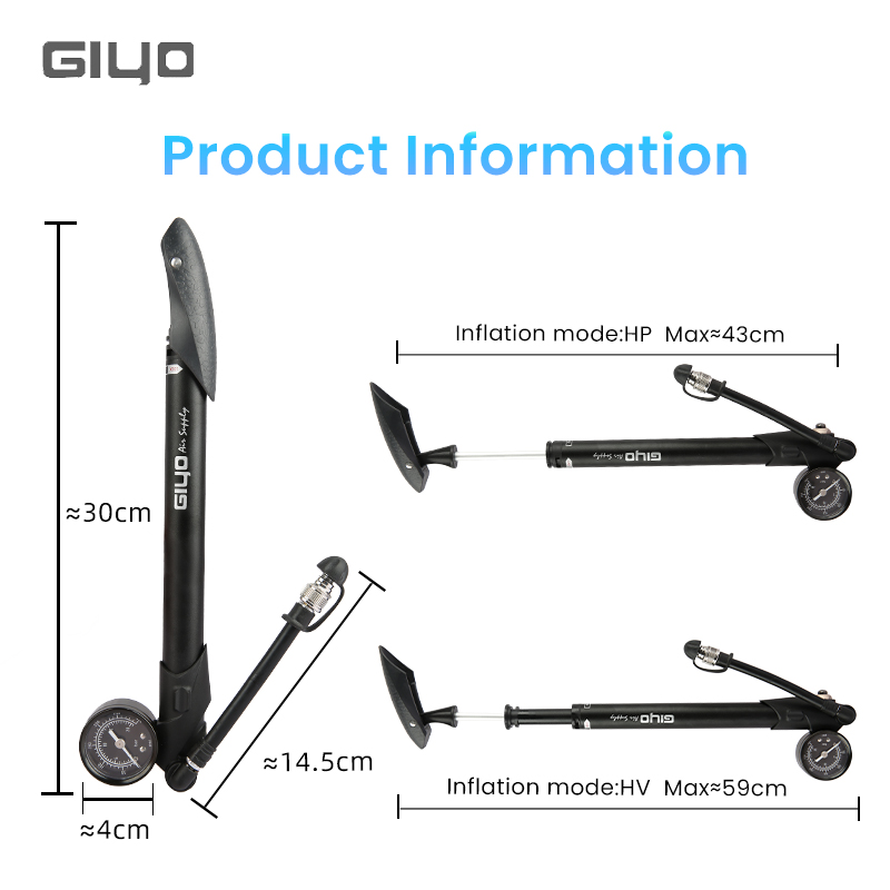 Giyo GS-41P 300psi Bisiklet Şo - Mtb Fork Air incelemesi ve fiyatı