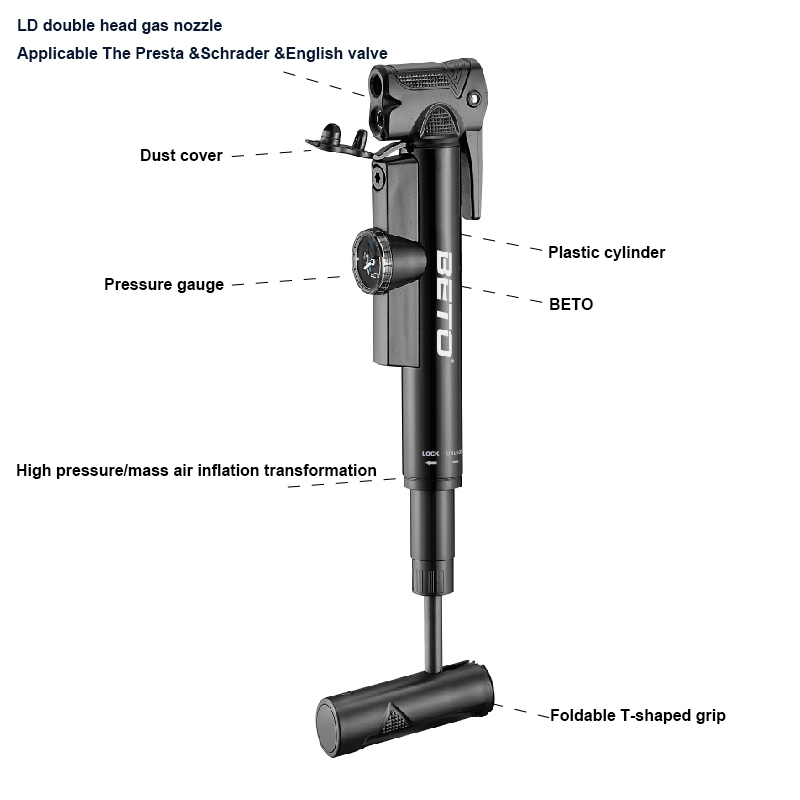 BETO bisiklet pompası Mini el  - Mtb Fork Air incelemesi ve fiyatı