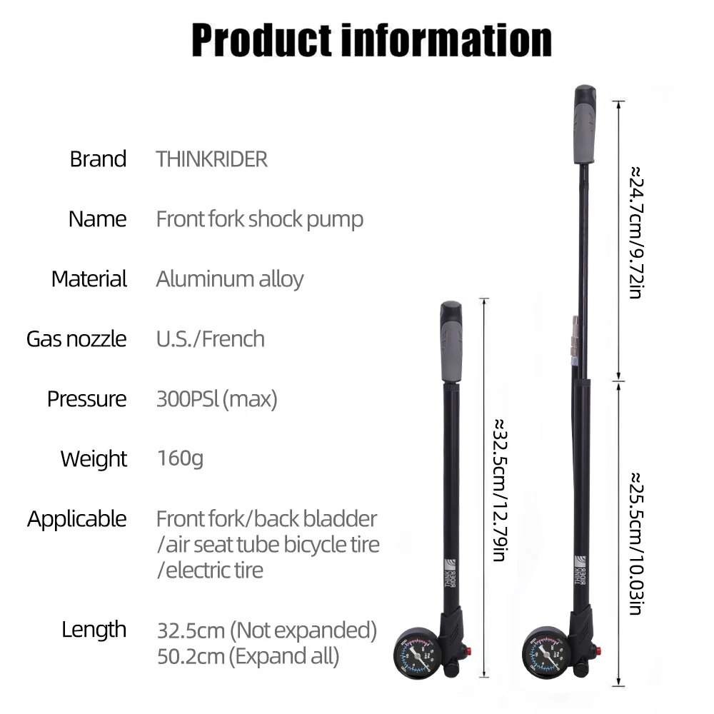 ThinkRider Taşınabilir Yüksek  - Mtb Fork Air incelemesi ve fiyatı