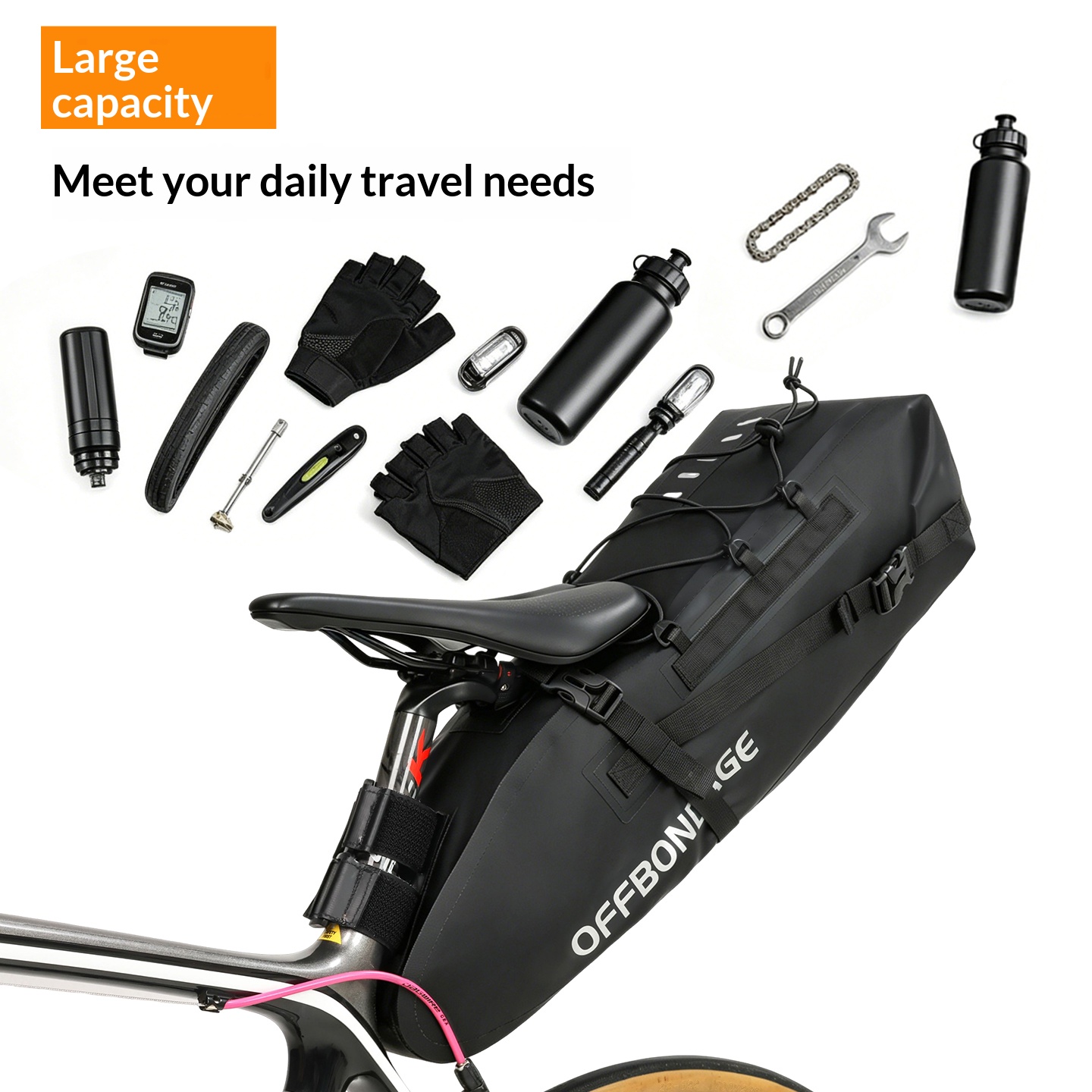 OFFBONDAGE Su Geçirmez Bisikle - Mountain Biking Waist Pack incelemesi ve fiyatı